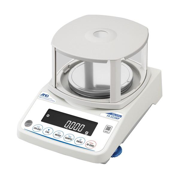 エー・アンド・デイ 防塵・防水型汎用天びん FX-323WP 一般（ISO）校正付 検査成績書＋トレ...