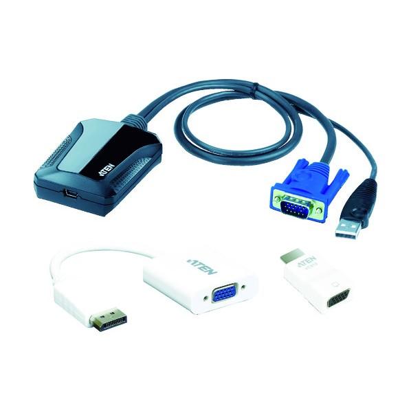ATEN コンソールアダプター/USB/ラップトップ型(ITキット) 54×71×31 mm CV2...