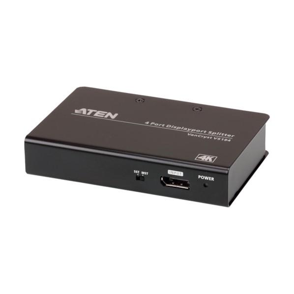 ATEN ＡＴＥＮ　ビデオ分配器　　Ｄｉｓｐｌａｙ　Ｐｏｒｔ　／　１入力　／　２出力　／　４Ｋ対応 ...
