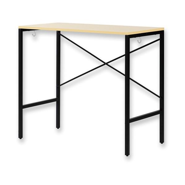 アスカ(Asmix) シンプルデスク ブラック ブラック SDK80BK 1台