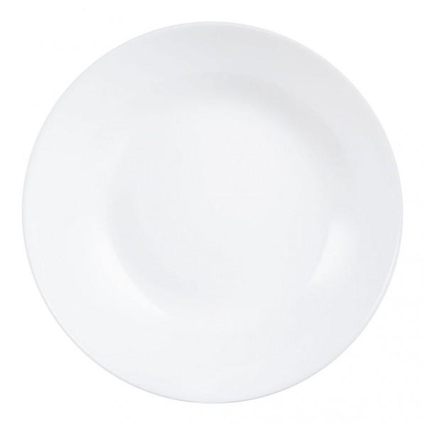 アルクインターナショナル社 エボリューションホワイト スーププレート 20cm N9411 1個