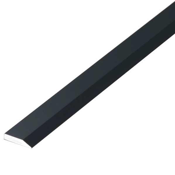 アシスト 傾斜見切り アルミ製 穴無 定尺2.00M ブラック 20-674BL12 1本