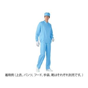 アズワン 無塵衣AS203C 男女兼用上着 ブ...の詳細画像1