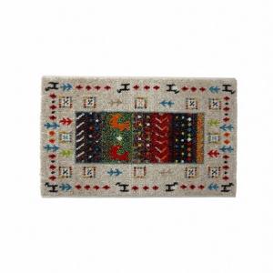 アズワン 玄関マット トルコ製 ウィルトン織り 約60×90cm 抗菌防臭 消臭機能 へたりにくい アイボリー 1311190141801