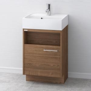 アサヒ衛陶 洗面台本体のみ おしゃれ 洗面化粧台 間口500mm アール