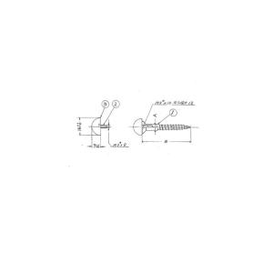 アサヒ衛陶 化粧木ネジ 51mm LF10051｜diy-tool