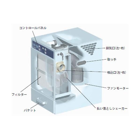 アマノ 手動払い落とし型集塵機 0.4KW 60HZ 200V VF-5N-60HZ-200V