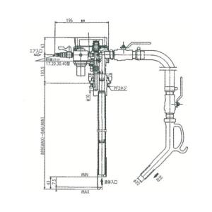 アクアシステム 吐出専用エア式ドラムポンプオイル・油・給油（加圧式） APD-20
