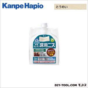 カンペハピオ 水性ウレタン床用ニス（つやあり・3分つや）水性屋内木部床用塗料 とうめい 155×85...