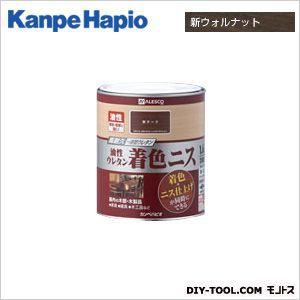 カンペハピオ 油性ウレタン着色ニス 油性つやあり 新ウォルナット 1.6L