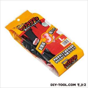 アトム レッドタフマン 3双組 L    813-6920 1480-3P-R-L  1組