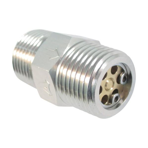 アトム ＡＳＯＨエーチェック黄銅製チェックバルブ外ネジ×外ネジ型Ｒ１／２ AT-1044