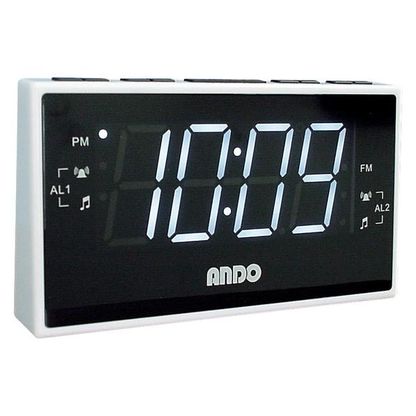 アンドーインターナショナル 見やすい！クロックラジオ RK14-895PZ