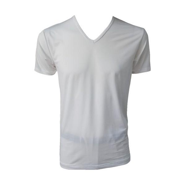 アズ BODY‐X FORWORK 放熱 半袖V首シャツ 白 M 白 9332-37M00 1着