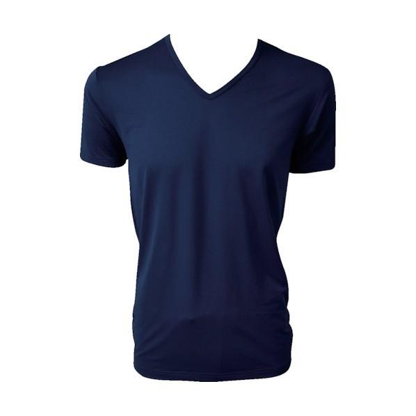 アズ BODY‐X FORWORK 放熱 半袖V首シャツ ネイビー M ネイビー 9332-37M4...