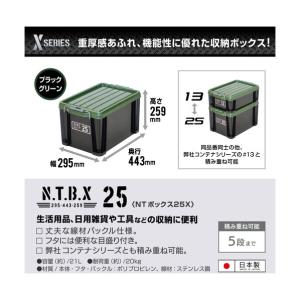 アステージ 収納ケースNTボックス ブラックグ...の詳細画像2