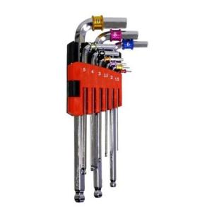 GREAT TOOL(グレートツール) カラーリング付六角・ボールポイントL型レンチセット GTBP...