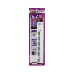 ELPA LED�����v�X�C�b�`�t�^�b�v ���}�� 6�� 2�� WLS-LY620MB(W)