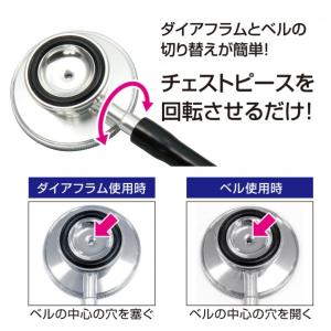 アーテック ダブルタイプ聴診器 94716の詳細画像4
