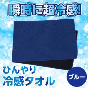 アーテック 冷感タオル ブルー 約300×80...の詳細画像1