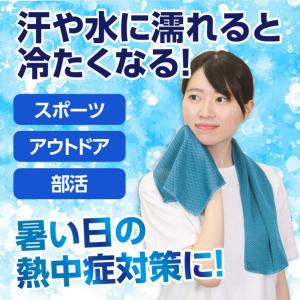 アーテック 冷感タオル スカイブルー 約300...の詳細画像2
