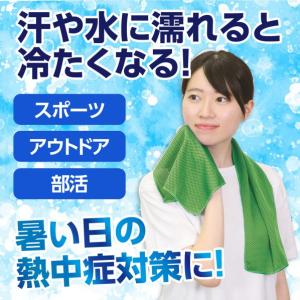 アーテック ひんやり冷感タオル 蛍光ク゛リーン...の詳細画像2
