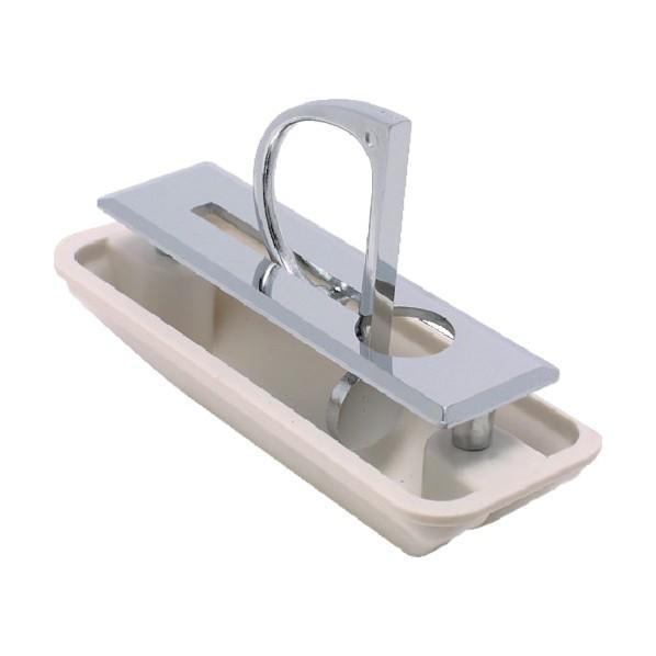 アイワ金属 床下収納庫用回転取手 ナショナル対応 クローム AP-697C