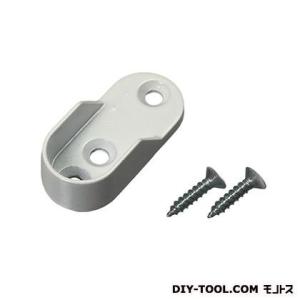 アイワ金属(AIWA) アルミハンガーパイプ用 Uブラケット ネジ止 ホワイト AP-1506W