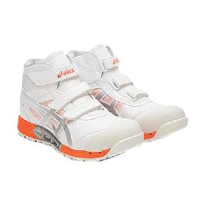 アシックス ウィンジョブ CP308 AC (安全靴・セフティシューズ) ホワイト×ピュアシルバー 25.5cm 1271A055.100-25.5