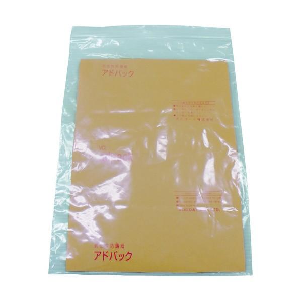 アドコート アドフィルム（チャック付ポリ袋入鉄鋼用防錆紙）Ｙ１−Ｍ（８０枚入） 367 x 218 ...