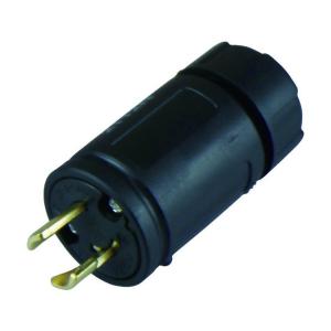アメリカン電機 引掛形ナイロンプラグ2P15A125V 63 x 27 x 28 mm 2112N