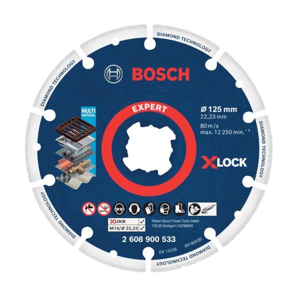 ボッシュ X-LOCKダイヤモンドメタルホイール 125×1.4×125mm 2608900533 ...