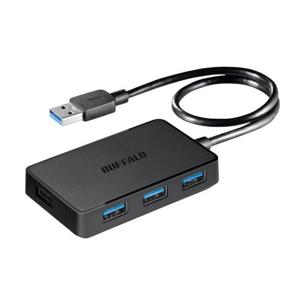 バッファロー USB3.0 バスパワー 4ポート BSH4U300U3BK