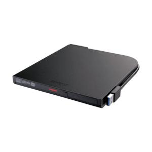 バッファロー USB3.2(Gen1)対応 ポータブルDVDドライブ 書込ソフト添付 ブラック DVSM-PTV8U3-BKB