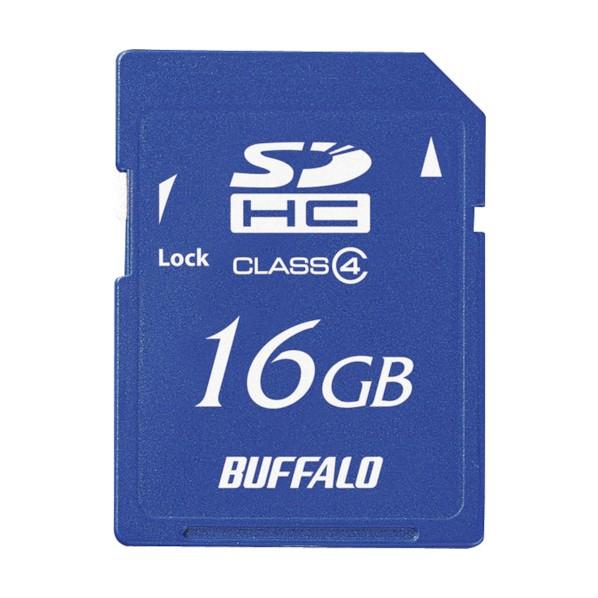 バッファロー Class4 SDHCカード 16GB RSDC-S16GC4B