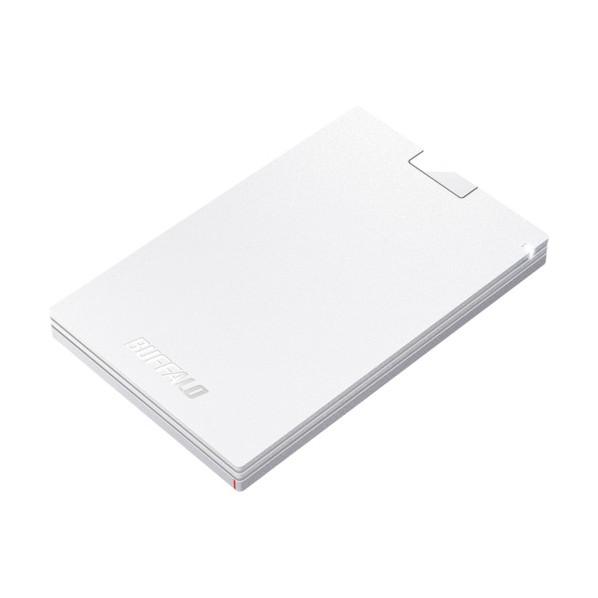 バッファロー USB3．2(Gen1) ポータブルSSD Type-A 2．0TB ホワイト SSD...