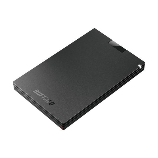 バッファロー USB3．2(Gen1) ポータブルSSD Type-A 250GB ブラック SSD...