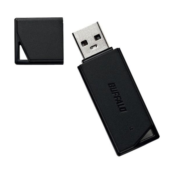 バッファロー USB2．0 どっちもUSBメモリー 16GB ブラック RUF2-KR16GA-BK