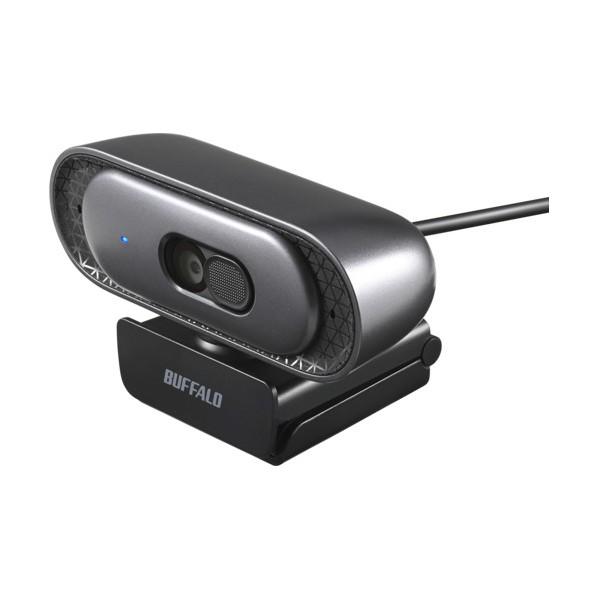バッファロー 390万画素WEBカメラ AF ステレオマイク内蔵 三脚穴 BK BSW700MBKZ...