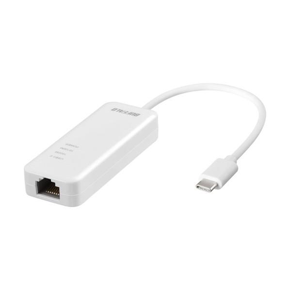 バッファロー Giga対応 Type-C USB3.2(Gen1)用LANアダプター ホワイト LU...