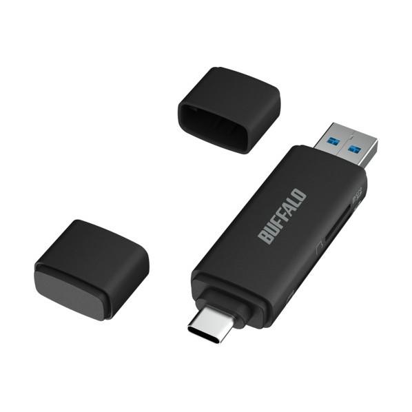 バッファロー Type-C/Type-A接続 USB3．2 Type-Cカードリーダー BSCR13...