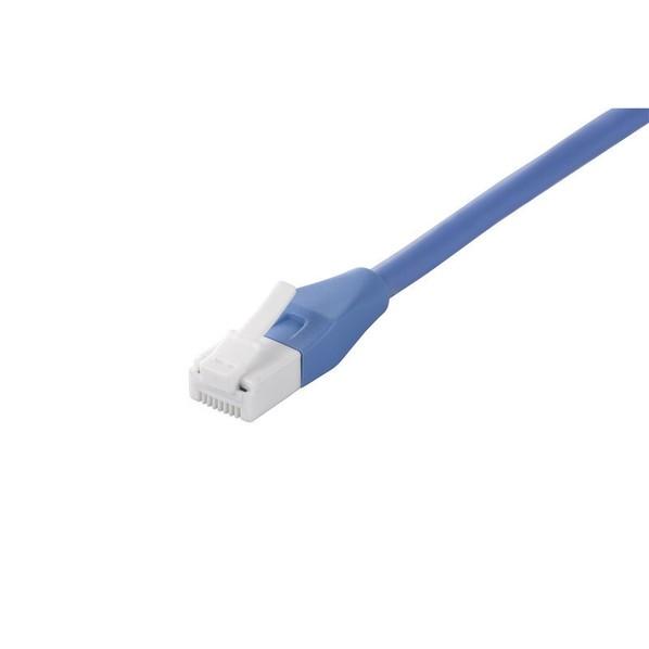 バッファロー Cat6A ツメの折れないLANケーブル 標準 ストレート ブルー 40m BSLS6...
