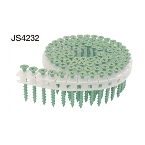 BXカネシン DTSNねじ シルバーグリーン 4.2×32 JS4232 2000本