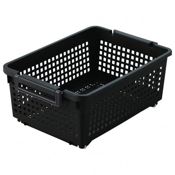 ベストコ Free storage ハンディーバスケット ブラウン ワイド MA-2243