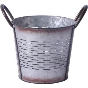 ベストコ アンティーク メッシュ バスケットXS NE-721 アンティーク 鉢カバー 小物入れ ブリキ 収納 インテリア