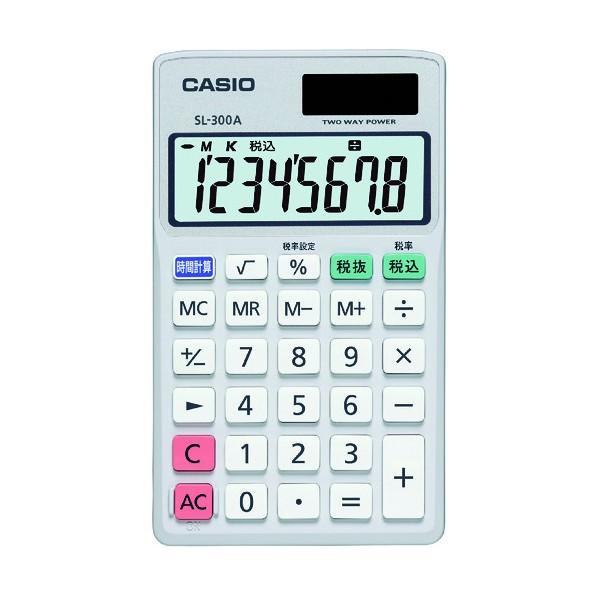カシオ計算機 手帳タイプ電卓８桁表示 187 x 102 x 23 mm SL300AN