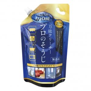 カーボーイ 万能クリーナー プロのそうじ 詰替用 400mL BC-10 洗剤 無香料 つめかえよう