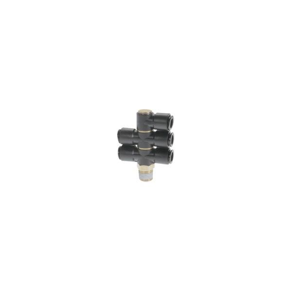 千代田通商 フジトリプルバンジョー（樹脂）１２ｍｍ・Ｒ３／８ 12R-03S1D2