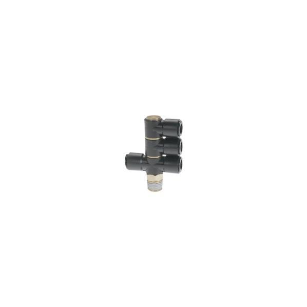 千代田通商 フジトリプルバンジョー（樹脂）１２ｍｍ・Ｒ３／８ 12R-03S2D1