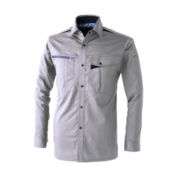 CUC T/Cストレッチシャツ シルバー 3L シルバー 351011-26-3L 1着